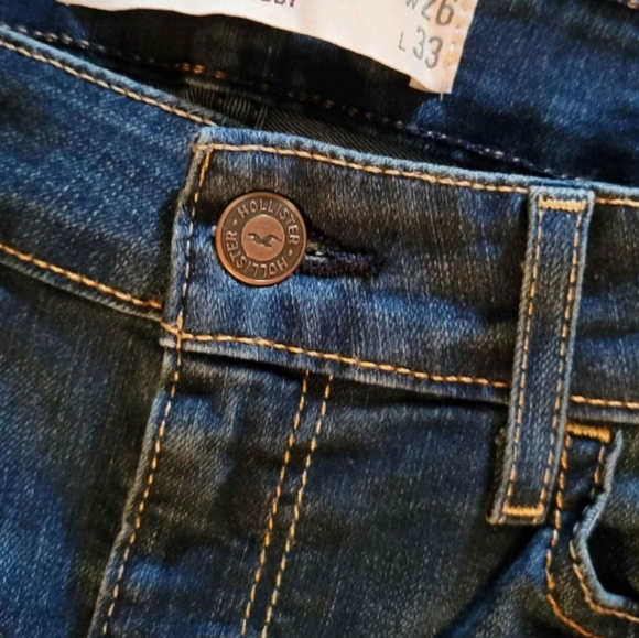 HOLLISTER Boot Cut Denim Jeans W26 / L33 Size 3R - Picture 2 of 3